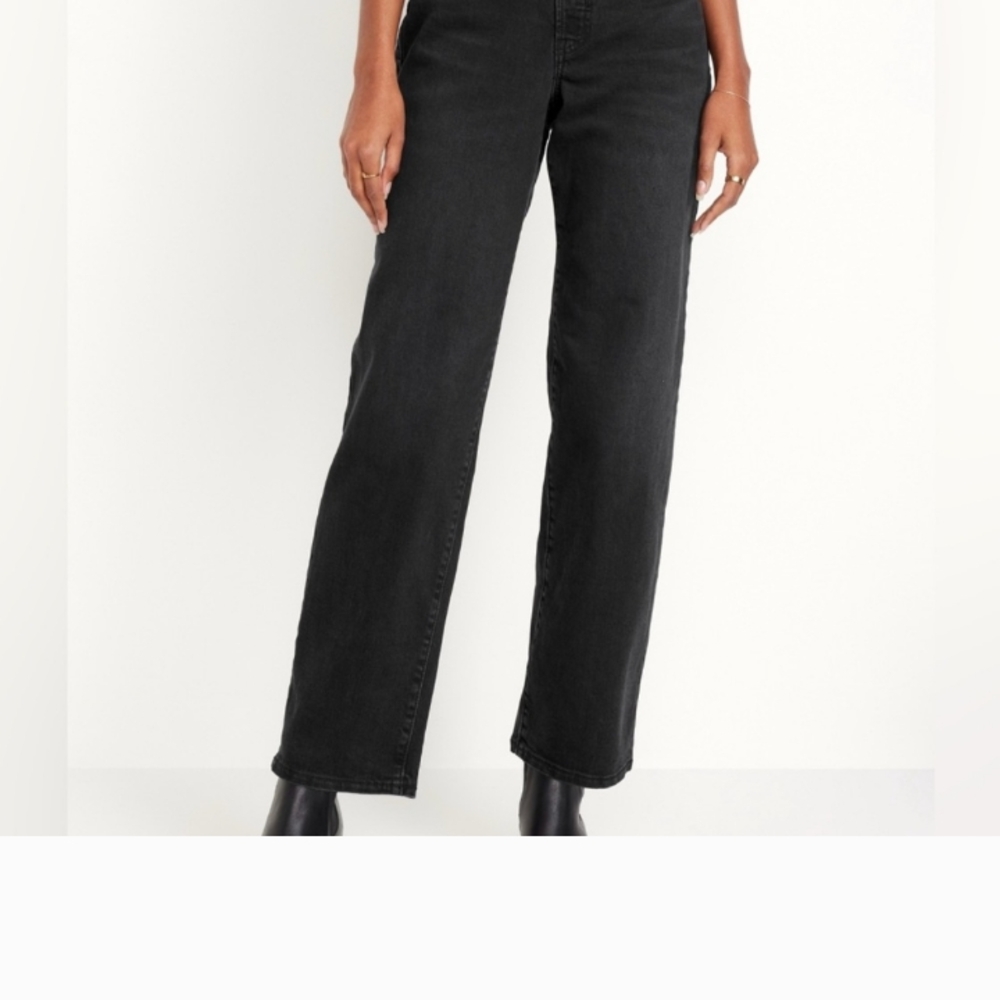Old Navy Black O.G Loose Jeans Relaxed Fit